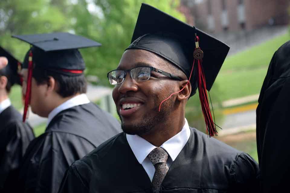 A graduate during the March of Light